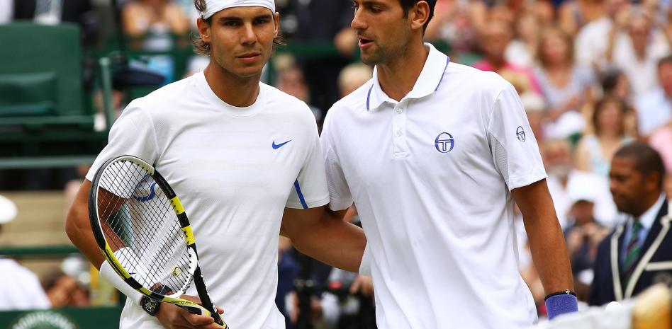 Nadal y Djokovic sólo se podrían encontrar en la final en Wimbledon