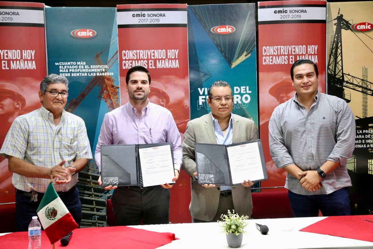 Firman convenio de colaboración Icatson y CMIC