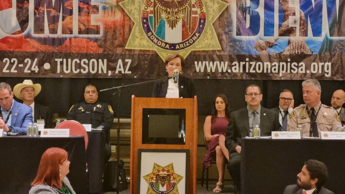 Participa secretaria María Dolores del Río en Conferencia de Policía Internacional Sonora – Arizona
