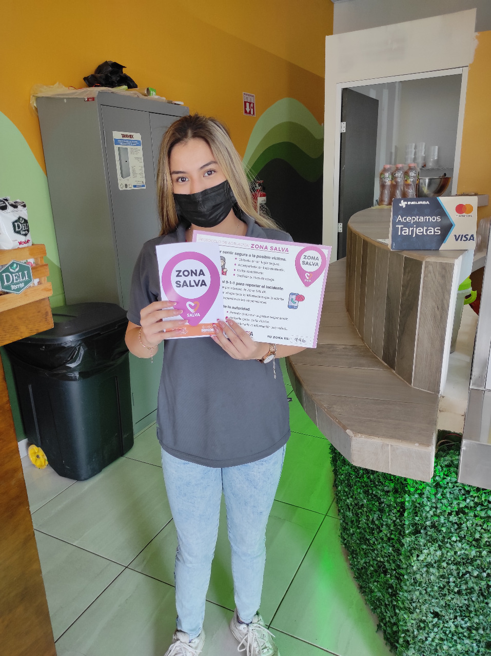 Se incrementa el número de establecimientos reconocidos como Zona Salva: Seguridad Pública