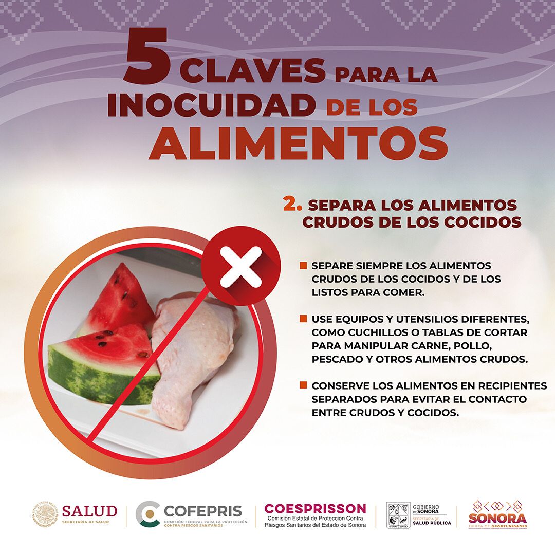 Inocuidad de los alimentos es primordial para una salud óptima: Secretaría de Salud