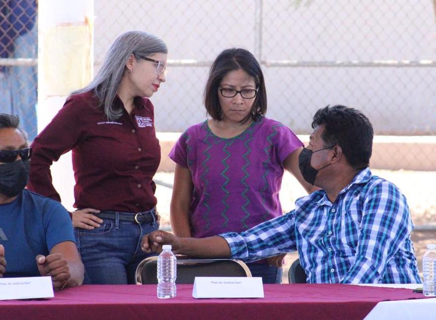 Agua potable y fortalecimiento del gobierno tradicional, dos prioridades del Plan de Justicia para el Pueblo Seri