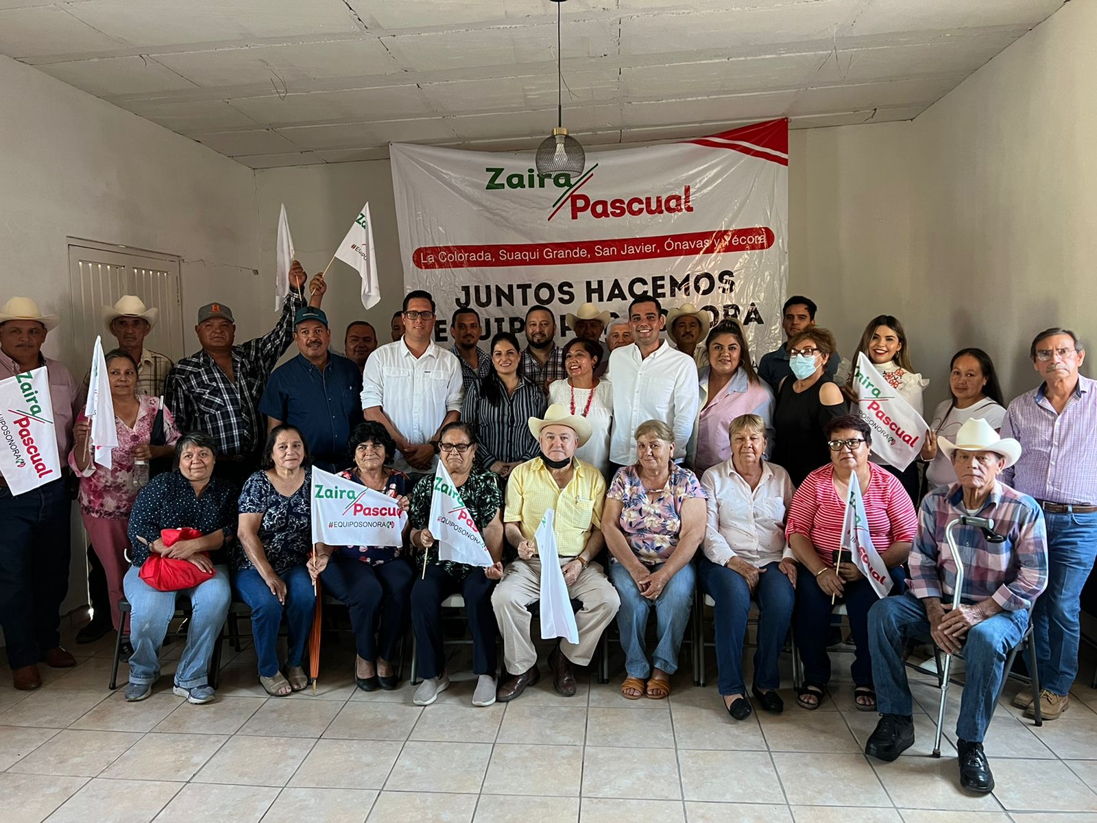 Sigamos firmes por la dignididad del PRI y por Sonora: Zaira Fernández y Pascual Soto