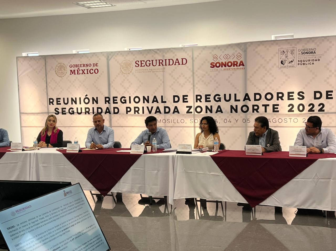Es Sonora sede de Reunión Regional de Reguladores de Seguridad Privada de la Zona Norte