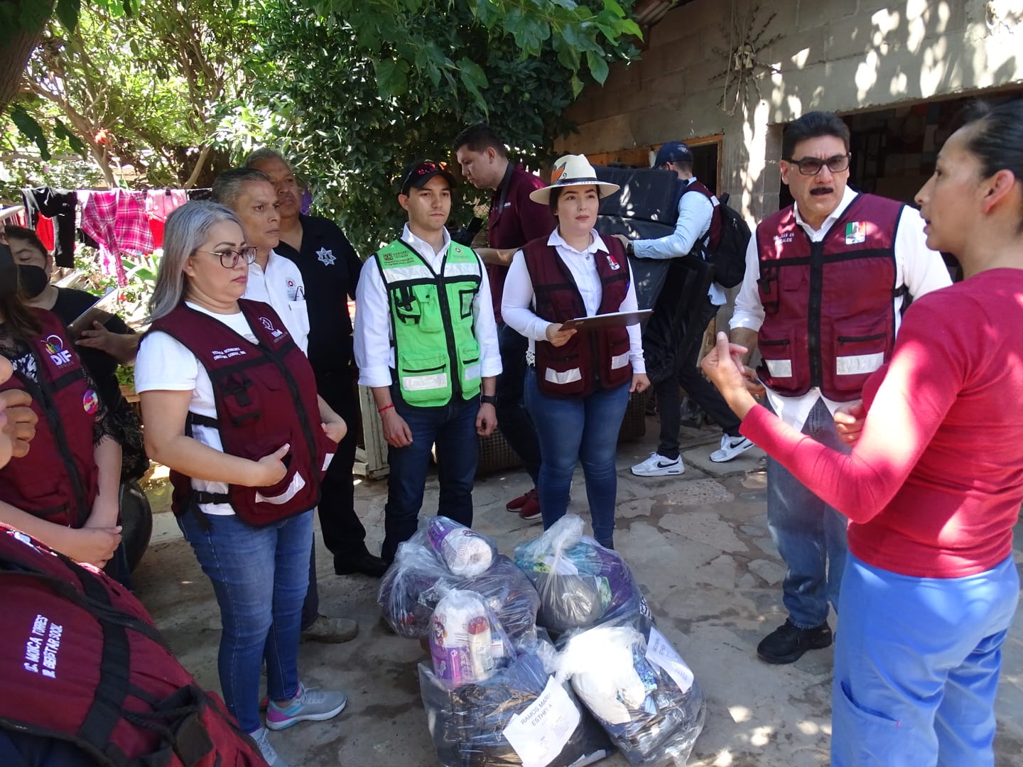Apoya Protección Civil Sonora y municipio de Nogales a familias afectadas por lluvias