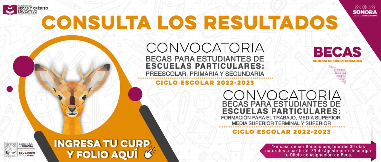 Publica Instituto de Becas y Crédito Educativo resultados de becas para estudiantes de escuelas particulares