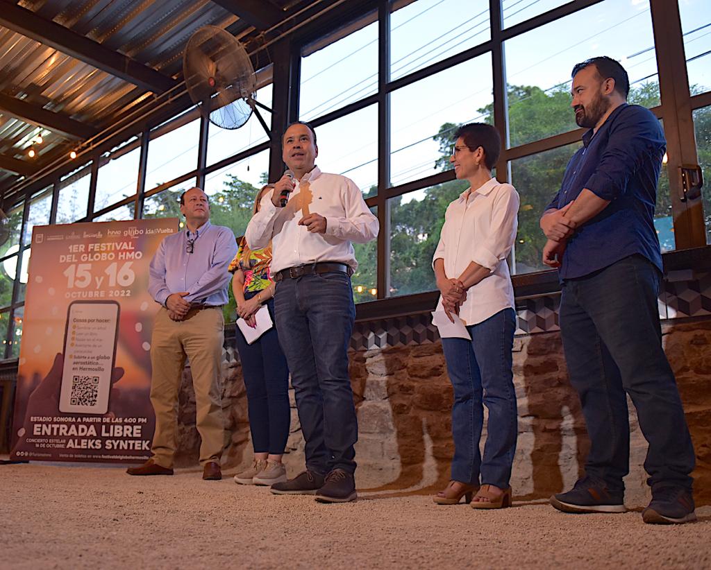 Anuncia Toño Astiazarán Festival del Globo en Hermosillo