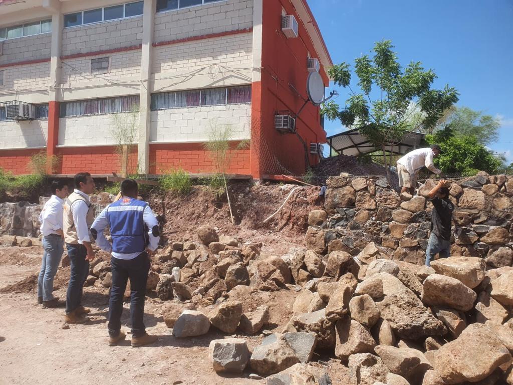 Supervisa ISIE planteles escolares de Empalme y Guaymas para detectar afectaciones ocasionadas por inundaciones y fuertes lluvias