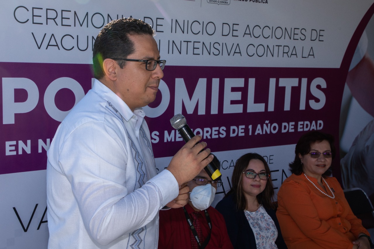 Arranca Secretaría de Salud vacunación contra poliomielitis