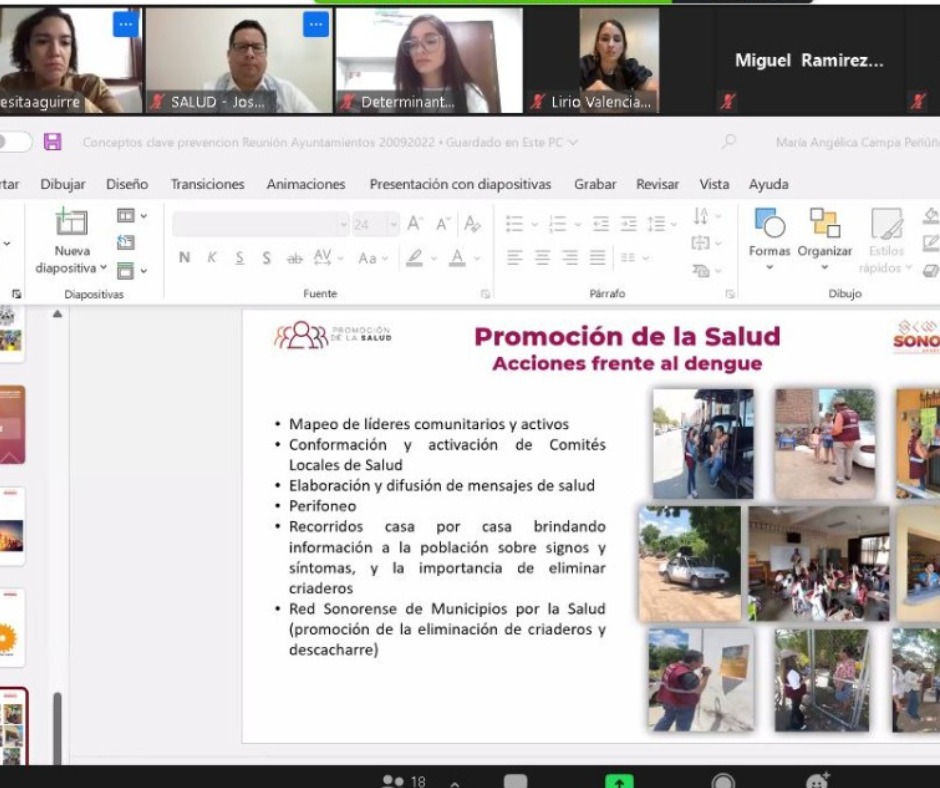 Se coordina Salud Sonora con alcaldes del sur del estado para combatir el dengue