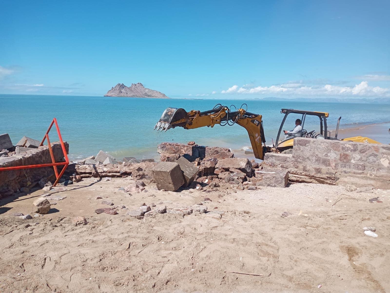 <strong>Inicia Gobierno Municipal recuperación de infraestructura en Bahía de Kino</strong>
