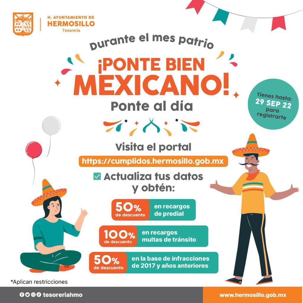 <strong>Invita Tesorería Municipal de Hermosillo a aprovechar el programa de descuentos “Ponte al Día”</strong> <strong>Invita Tesorería Municipal de Hermosillo a aprovechar el programa de descuentos “Ponte al Día”</strong>