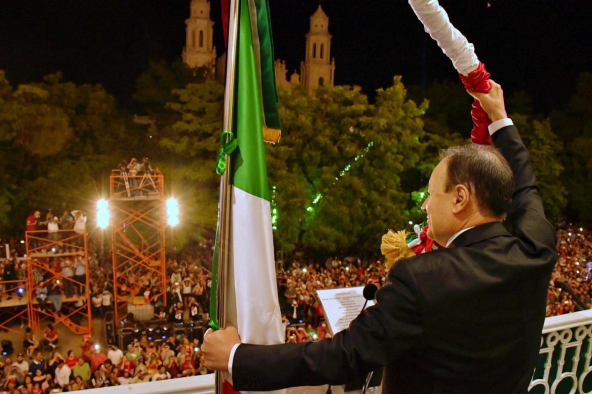 <strong>Celebra gobernador Alfonso Durazo 212 años del Grito de Independencia</strong>