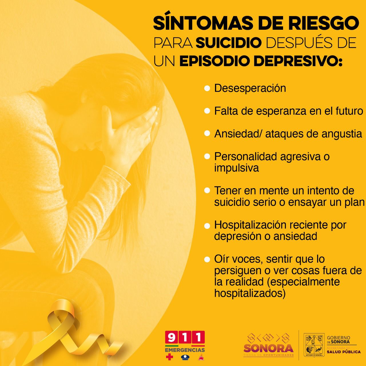 Salud Sonora llama a familias a estar atentas ante señales de alarma de intentos suicidas