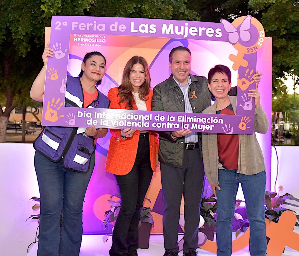 Encabezan Toño Astiazarán y Patricia Ruibal conmemoración del Día Internacional de la Eliminación de la Violencia contra la Mujer