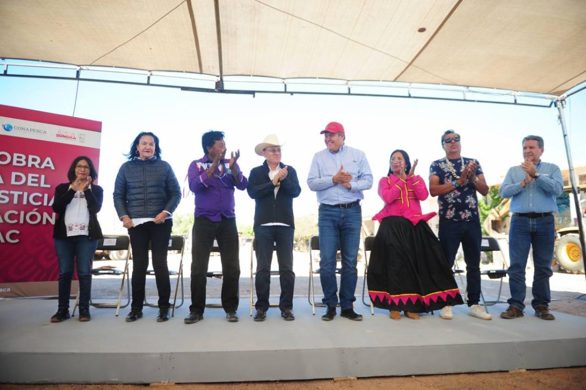 Inician obras de infraestructura pesquera dentro del Plan de Justicia Seri Inician obras de infraestructura pesquera dentro del Plan de Justicia Seri
