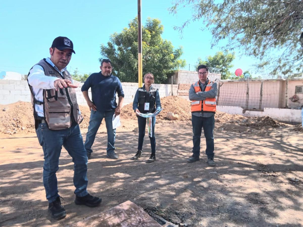 Secretaría de Infraestructura supervisa obras de parques de bolsillo en Hermosillo