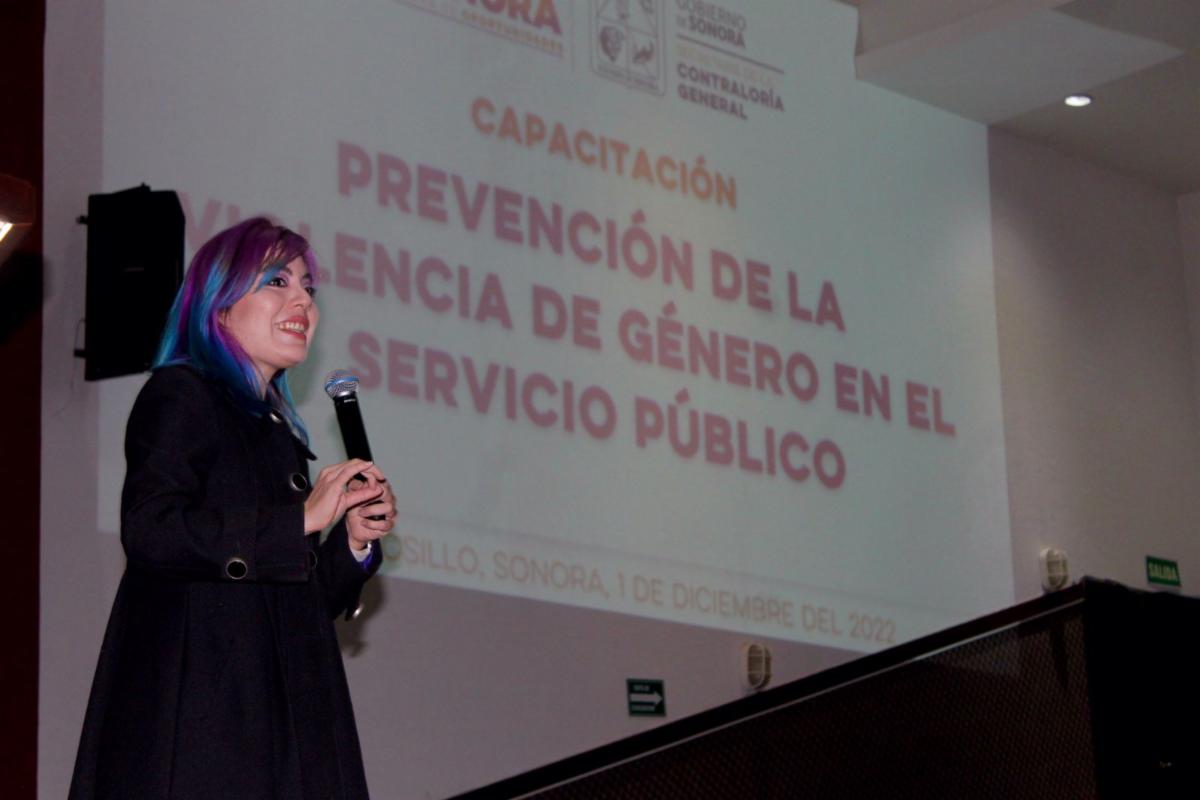 Capacita Contraloría Sonora sobre prevención de violencia de género en el servicio público Capacita Contraloría Sonora sobre prevención de violencia de género en el servicio público