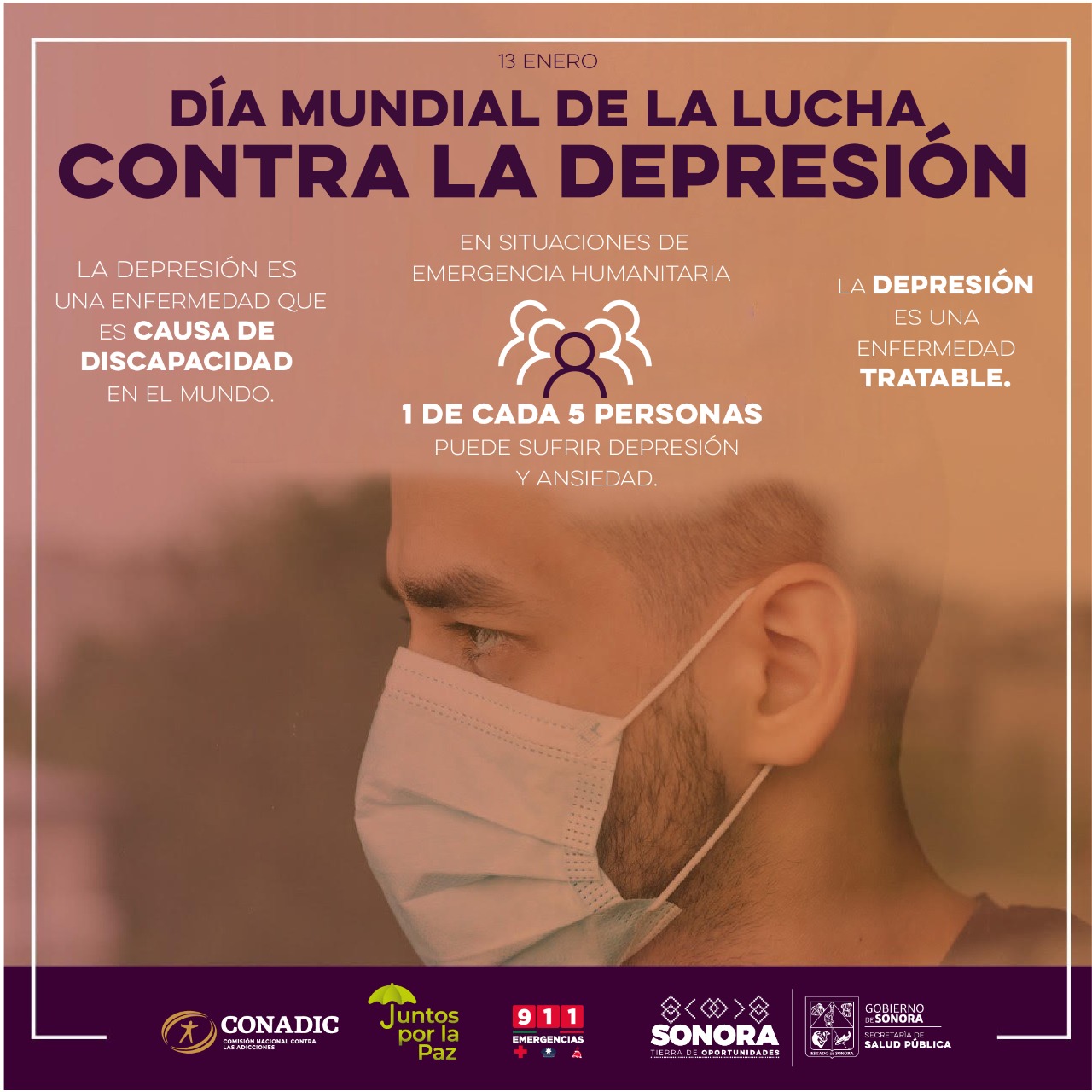 La depresión es un trastorno que se puede tratar: Salud Sonora