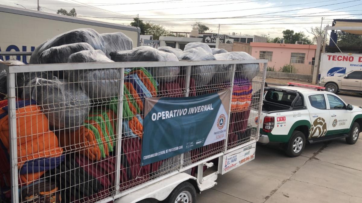 Arranca Protección Civil segunda etapa del Operativo Invernal en Sonora