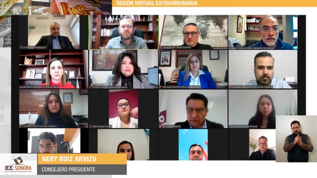 Aprueba Consejo General del IEE Sonora la forma en que se aplicarán sanciones a partidos políticos
