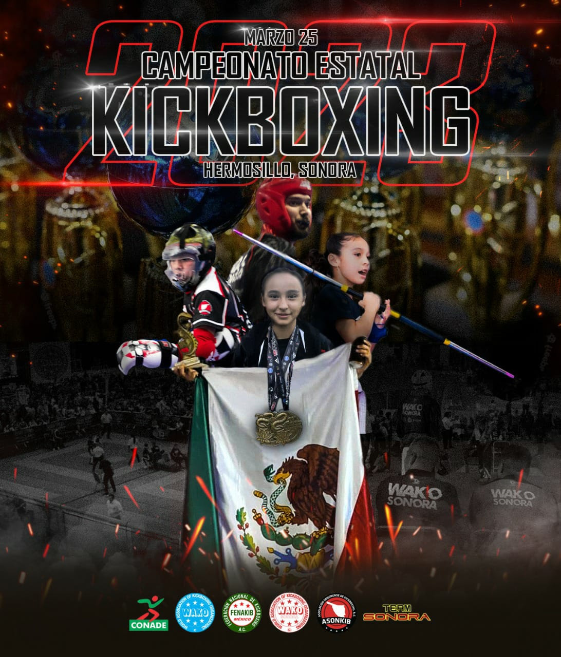 Kickboxing sonorense tendrá un ciclo 2023 con mucha actividad nacional e internacional