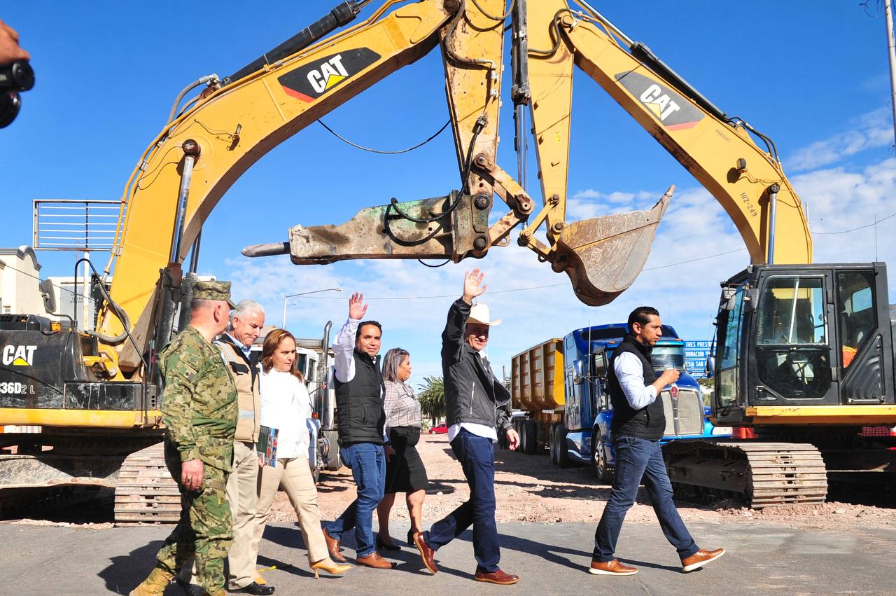 Supervisa gobernador Alfonso Durazo inicio de obras de rehabilitación de la avenida Aquiles Serdán en Guaymas
