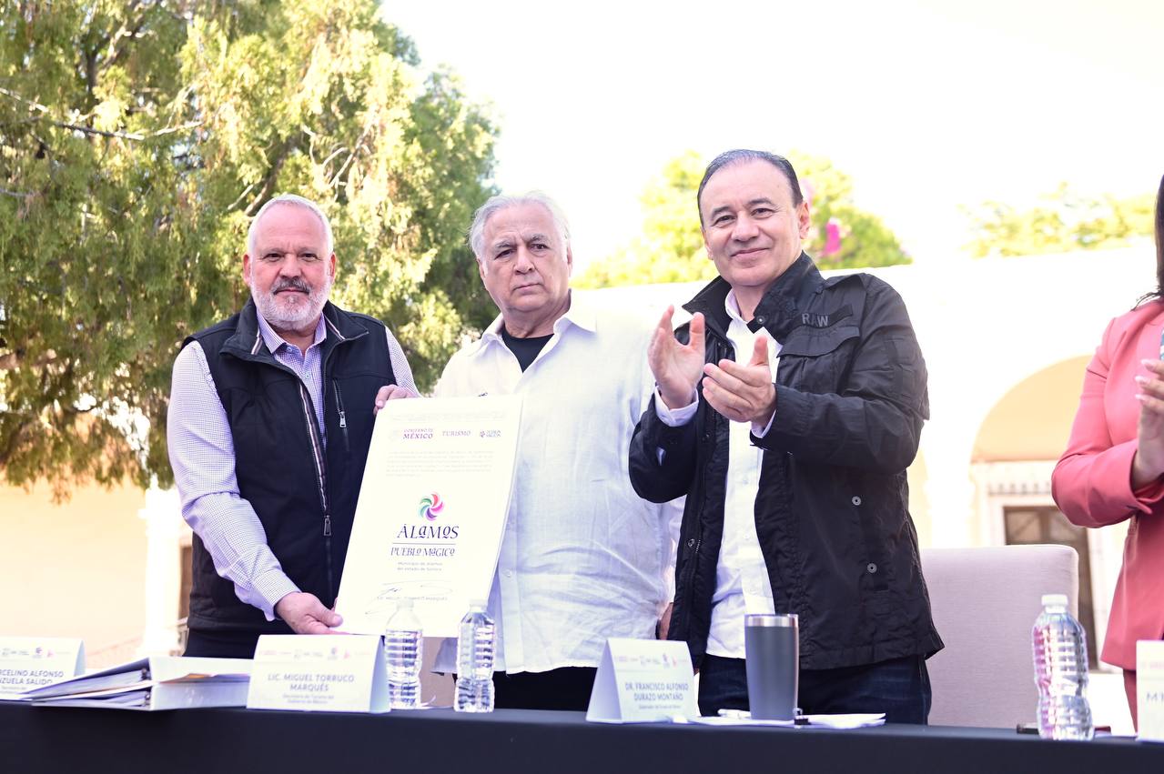 Consolidaremos a Álamos como destino turístico de excepción: gobernador Alfonso Durazo