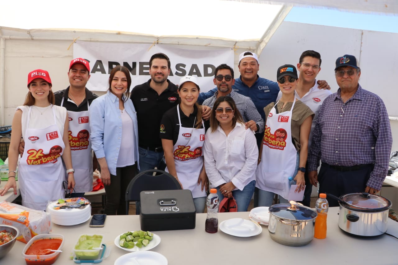 Organizan con éxito la Verbena de la Santa Cruz de CMIC SonoraDisfrutan familias en el Centro del Trabajador de la Construcción