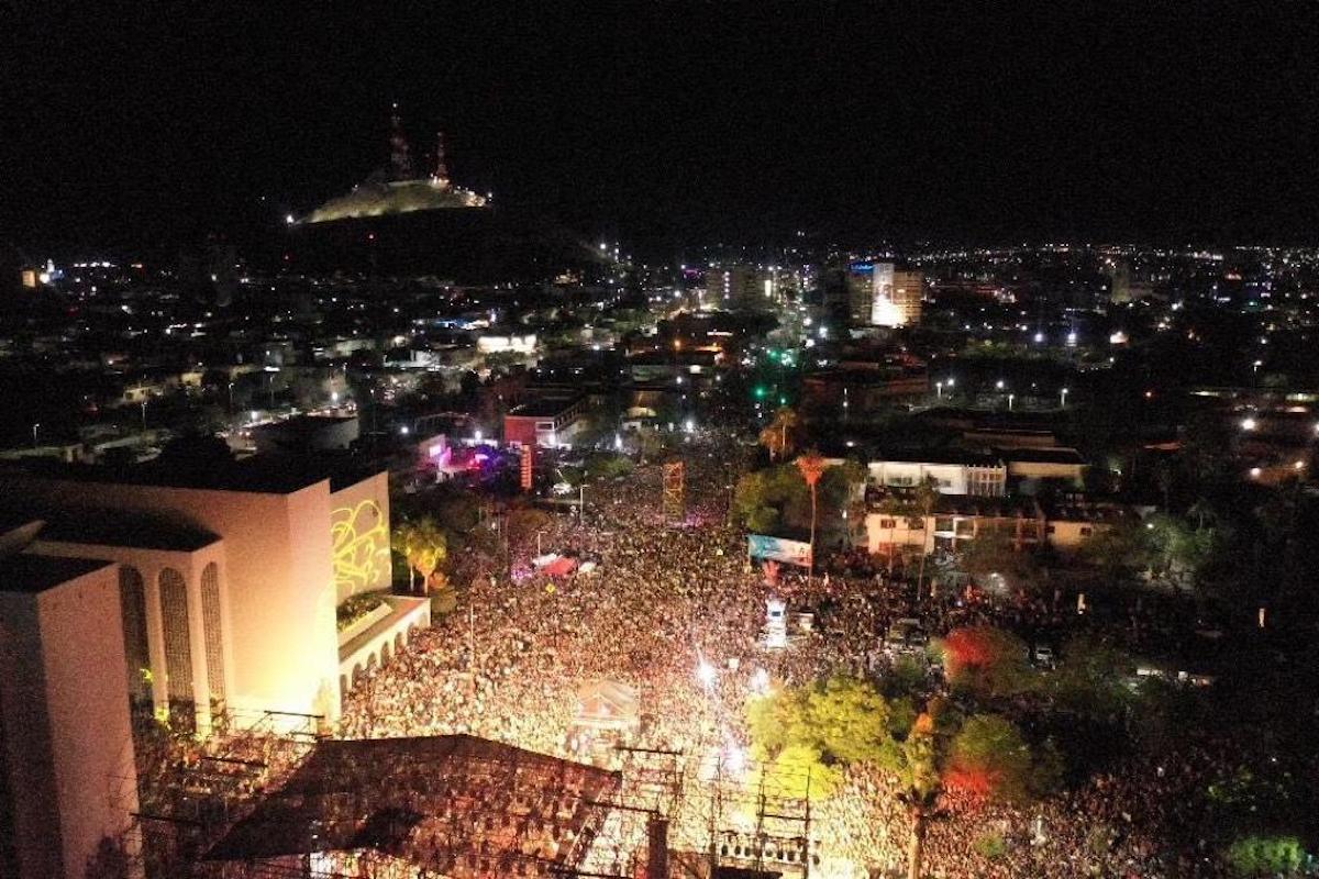 Confirma Toño Astiazarán nuevo récord de asistencia en concierto de Fiestas del Pitic