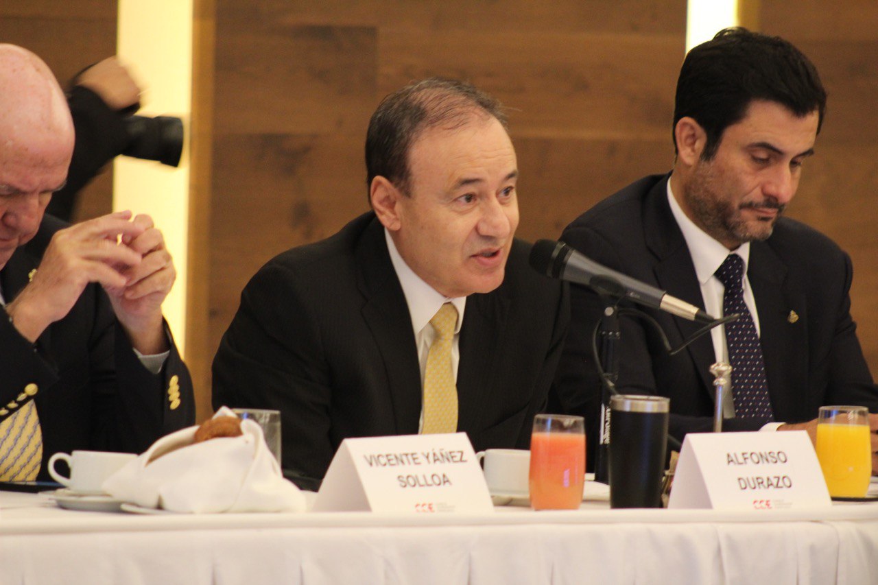 Gobernador Alfonso Durazo propone creación de bloque de gobernadores fronterizos para promover desarrollo