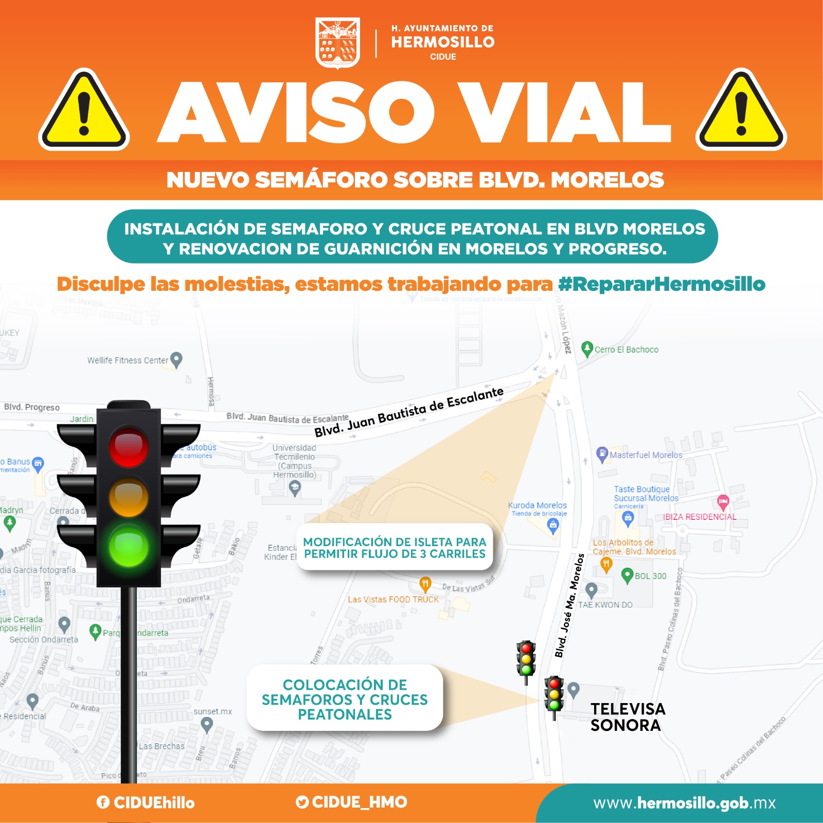 Operará un nuevo semáforo en el norte de la ciudad a partir del jueves