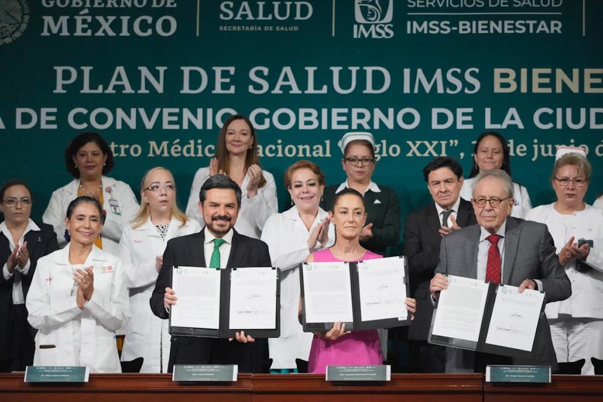 Firman convenio para implementar IMSS-Bienestar en la Ciudad de México Firman convenio para implementar IMSS-Bienestar en la Ciudad de México