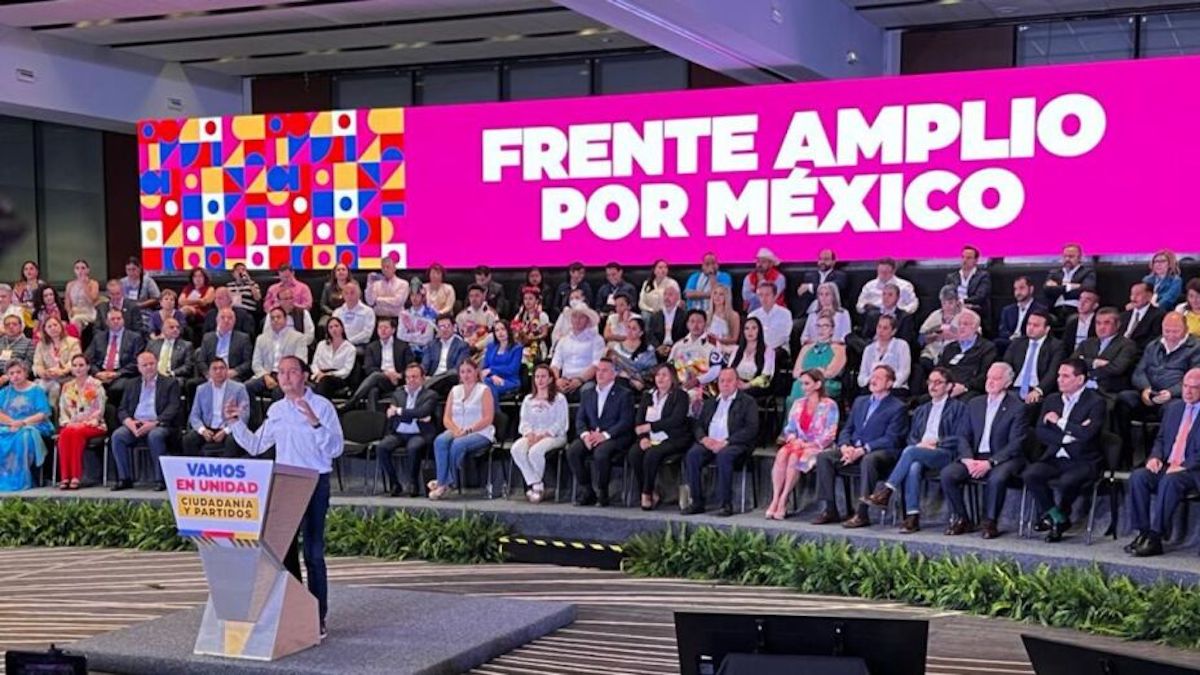 La oposición presenta el proceso de selección para el Frente Amplio por México