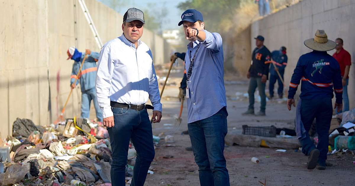¡Impresionante la labor de quienes trabajan en la limpieza de canales!: Toño Astiazarán
