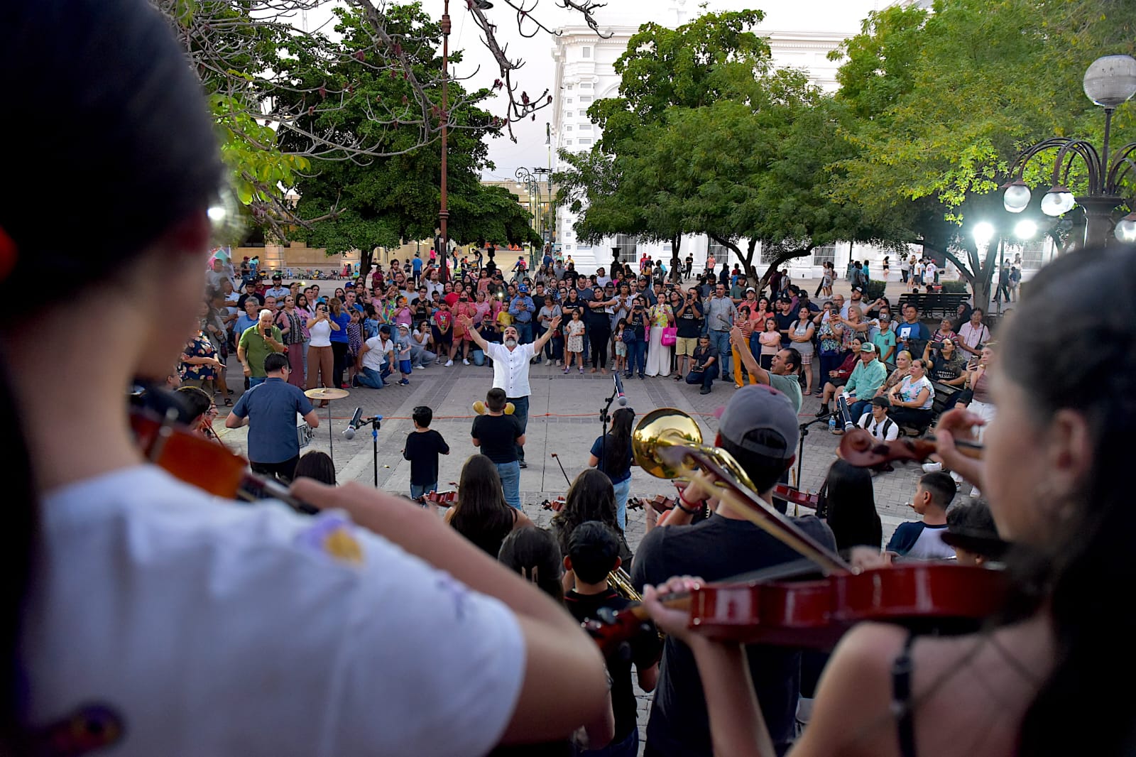 Promueven la Orquesta Sinfónica Infantil y Juvenil de DIF Hermosillo con flashmob
