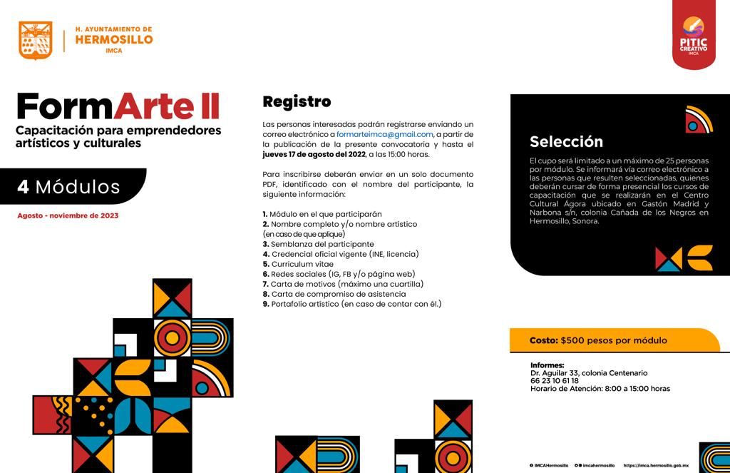 Cierra este jueves la convocatoria para la segunda edición de FormArte