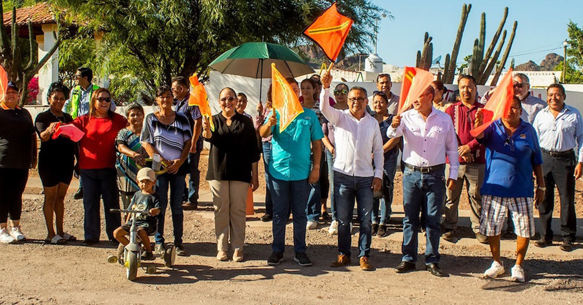 Inicia Ayuntamiento de Guaymas obra de pavimentación en Fraccionamiento Valle del Mar