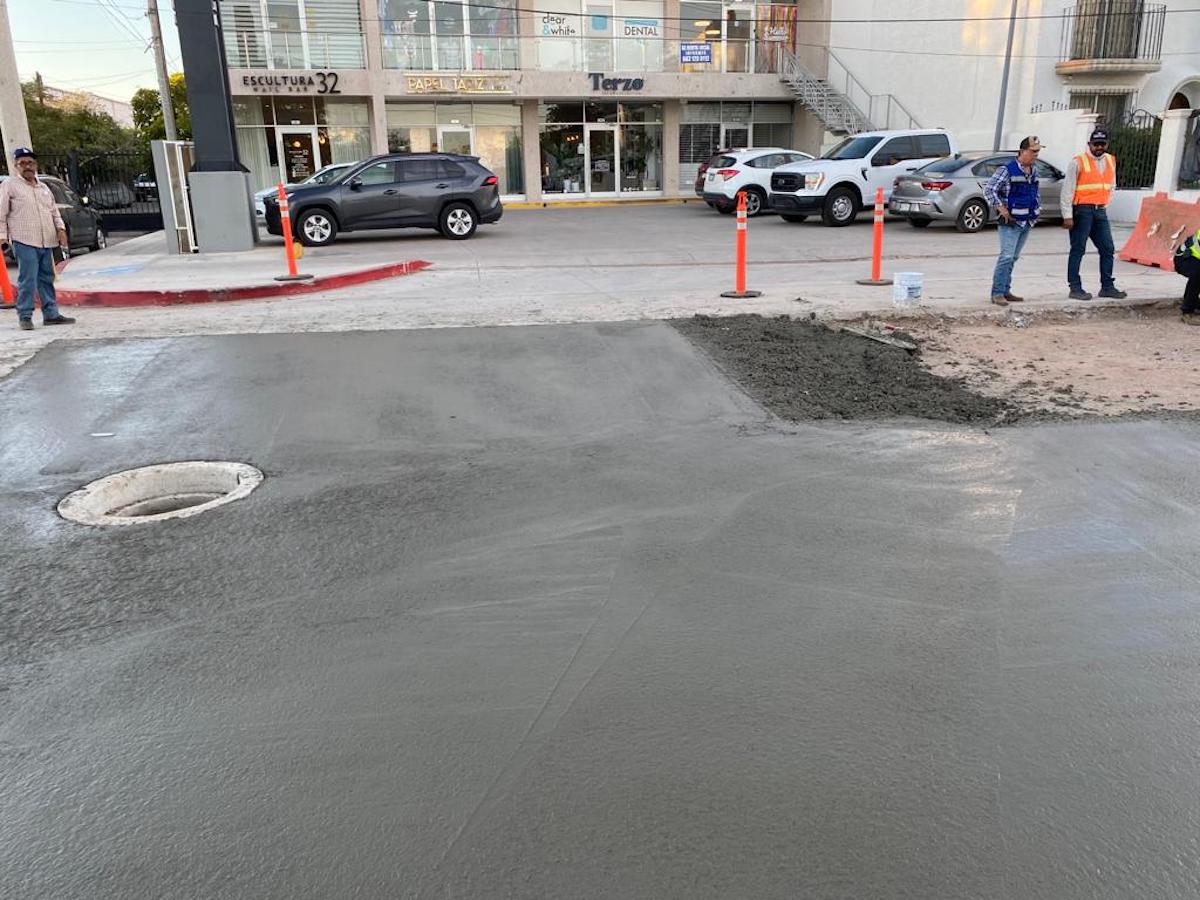 Se trabaja en la última etapa de la obra de rehabilitación en el bulevar Colosio