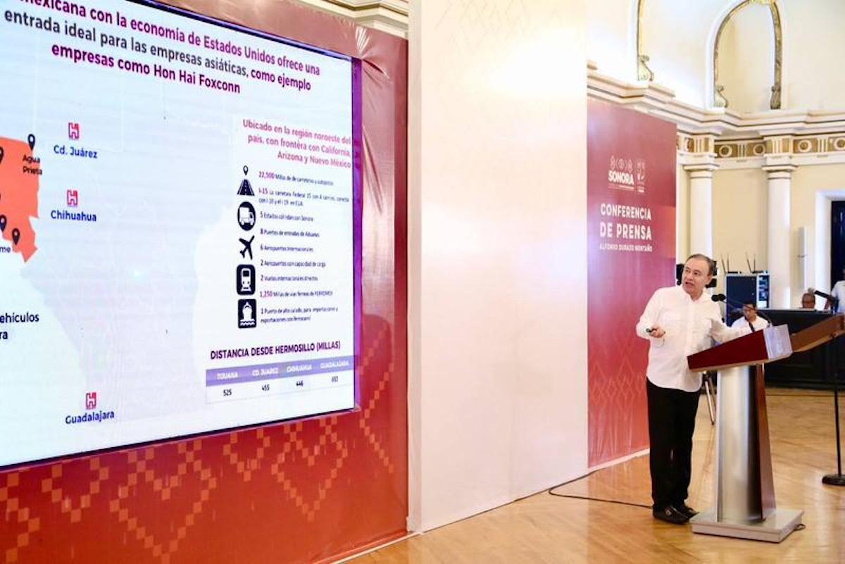 Empresas extranjeras que inviertan en el Plan Sonora, gozarán de incentivos Fiscales: Alfonso Durazo
