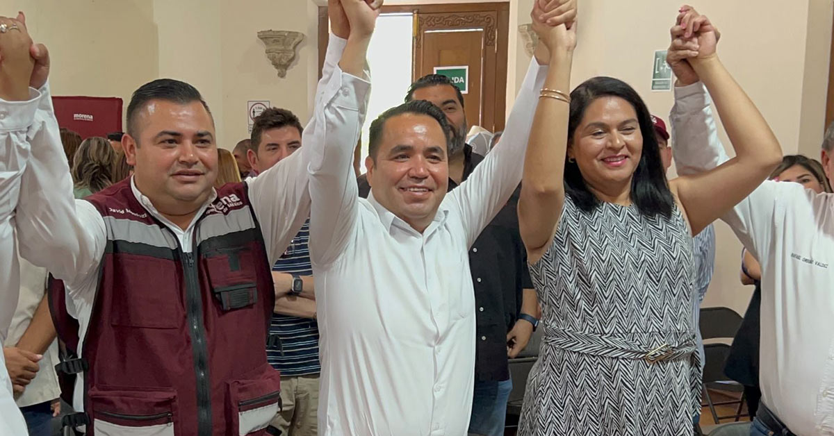 Nombran a Heriberto Aguilar presidente estatal de Morena