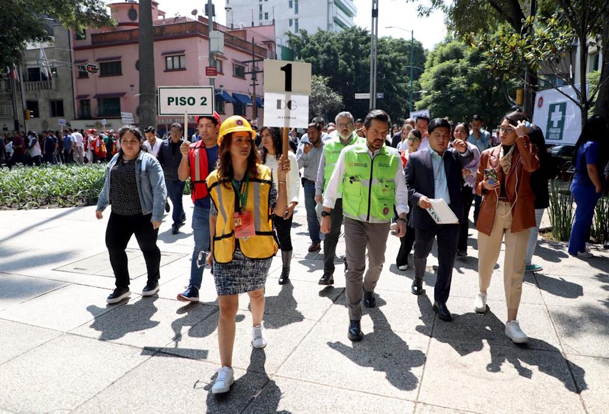 Participan más de 2 mil unidades del IMSS durante Segundo Simulacro Nacional 2023