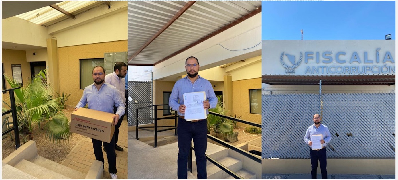 Por indicación del Alcalde Jorge Pivac, se presentan denuncias ante la Fiscalía Anticorrupción en Sonora contra ex servidores públicos por posible comisión de delitos Por indicación del Alcalde Jorge Pivac, se presentan denuncias ante la Fiscalía Anticorrupción en Sonora contra ex servidores públicos por posible comisión de delitos