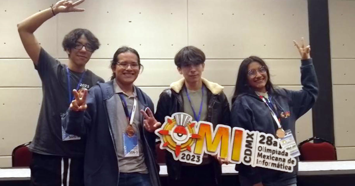 Gana alumno de Cobach Sonora medalla de bronce en Olimpiada Mexicana de Informática 