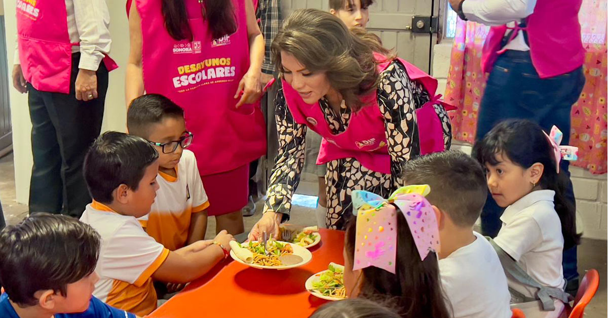 Gobierno de Sonora supervisa el programa de Desayunos Escolares en primarias de Hermosillo