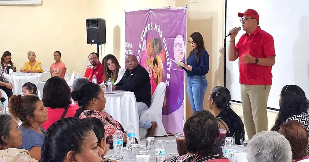 Participa Sectorial de Mujeres del PT Sonora en Caborca y Puerto Peñasco