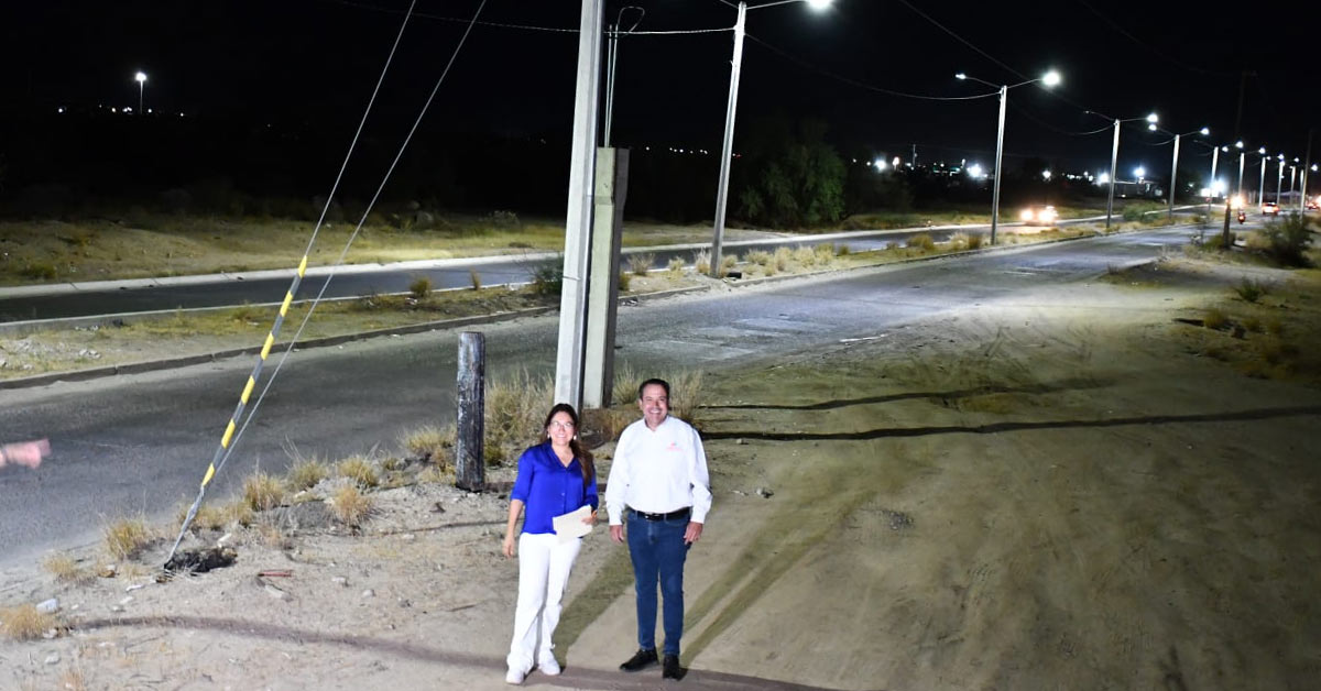 Impulsa Toño Astiazarán iluminación de 30 espacios públicos en el último trimestre