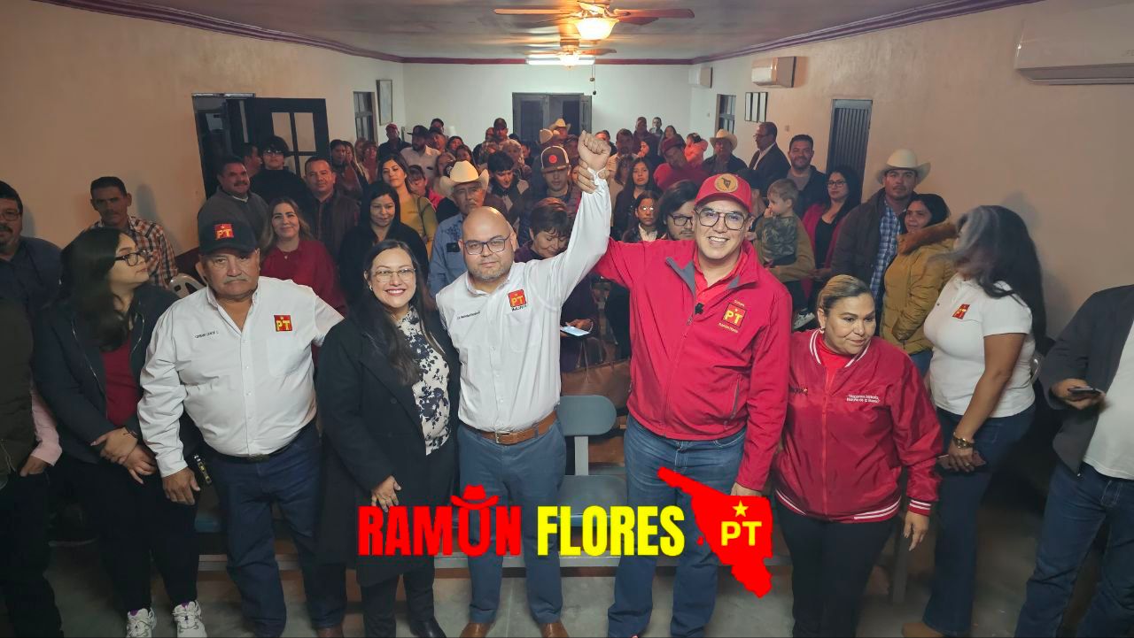 Ramon Flores toma protesta a nuevos comités municipales del PT en Santa Cruz, Ímuris y Santa Ana