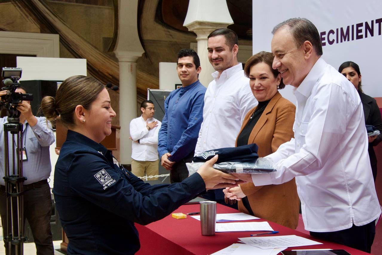 Fortalecemos la seguridad pública con policías certificados, equipamiento y mejores sueldos: Alfonso Durazo