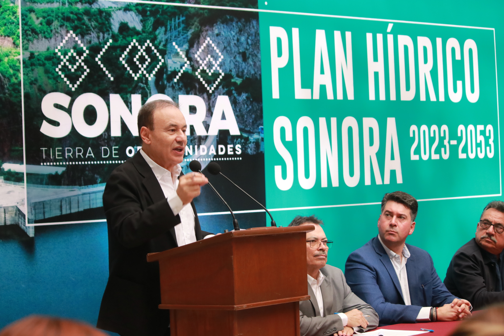 Gobernador Alfonso Durazo lanza Plan Hídrico de 30 años para garantizar el suministro de agua